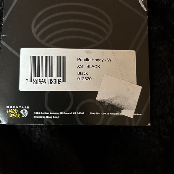 MOUNTAIN HARDWEAR Poodle Hoody Shaggy Fleece Pullover Sweater Jacket XS ~ NWT! - Picture 6 of 6